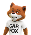 Car Fox smiling looking to the left.